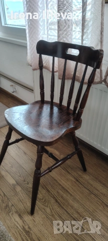 Продавам масивни дървени столове, снимка 3 - Столове - 53353925