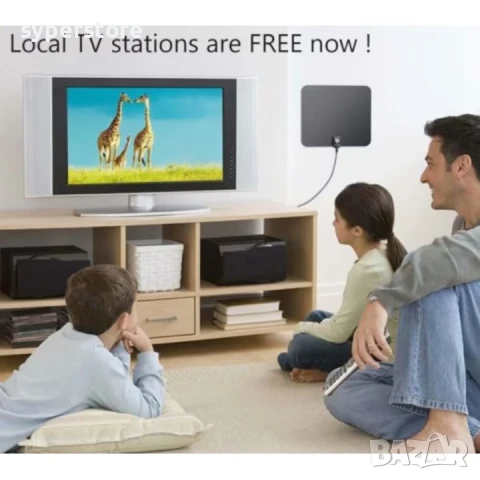 Антена за телевизор Digital One SP01086, цифрова, плоска, за ефирна телевизия, с вграден усилвател, снимка 8 - Приемници и антени - 50467137