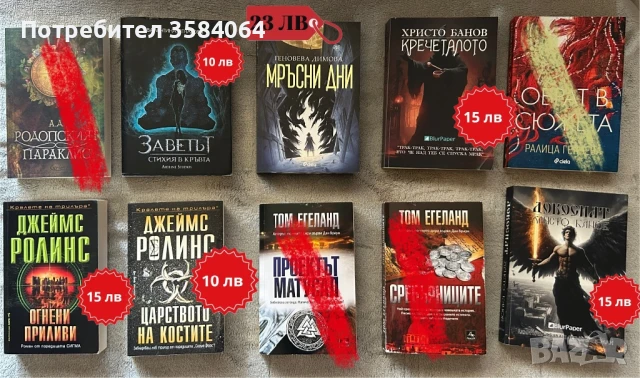 ТРИЛЪРИ, КРИМИ – КНИГИ, четени по веднъж, снимка 1