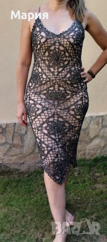 ръчно плетена рокля