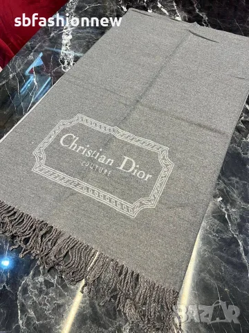 Christian Dior кашмирени шалове, снимка 3 - Шалове - 56116206