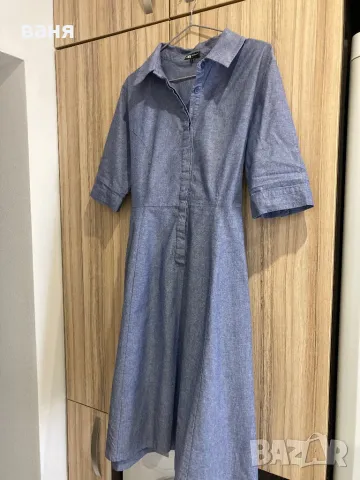 Рокля с коланче , снимка 3 - Рокли - 47689553