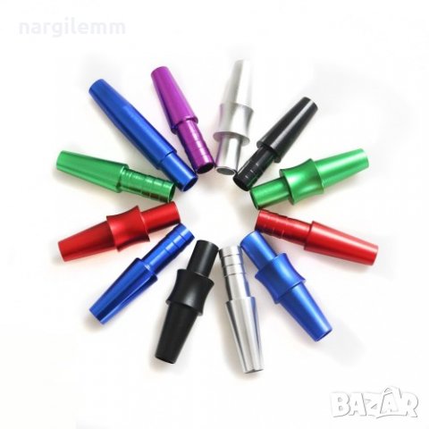 Алуминиев Накрайник малък за маркуч, снимка 2 - Наргилета - 38525703