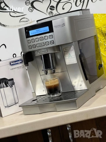 Кафемашина кафе автомат delonghı magnifica S cappuccino с гаранция, снимка 6 - Кафемашини - 50589145