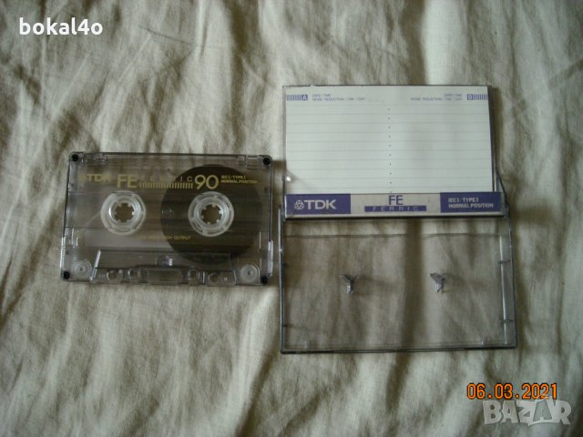 TDK FE 90,60, снимка 2 - Аудио касети - 33354922