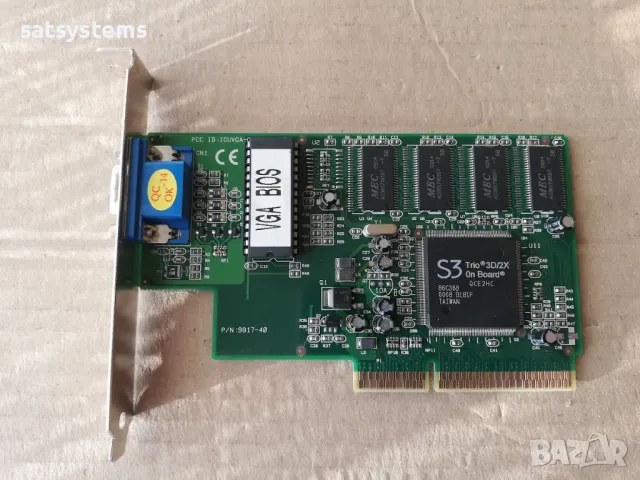 Видео карта S3 Trio 3D/2X Gainward GW817D 8MB AGP 