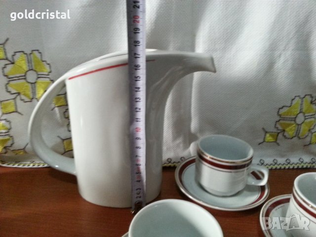 Стар български порцелан чаши за кафе, снимка 2 - Антикварни и старинни предмети - 42769286