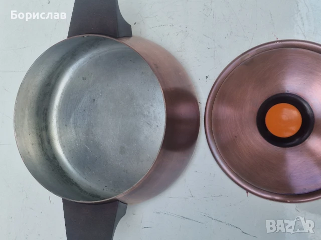 Медна тенджера, снимка 5 - Съдове за готвене - 50730345