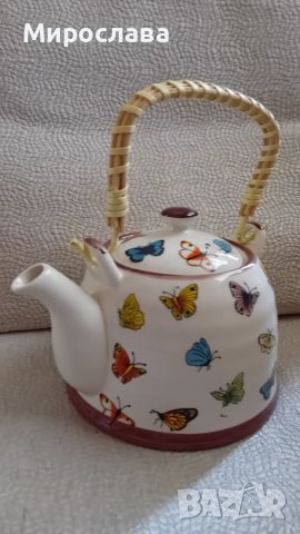 Керамичен чайник, снимка 3 - Други - 50075030