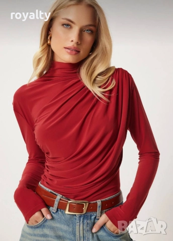 Червена Дамска Блуза 