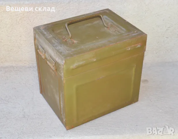 Военна метална кутия за принадлежности КИД, снимка 3 - Антикварни и старинни предмети - 49416832