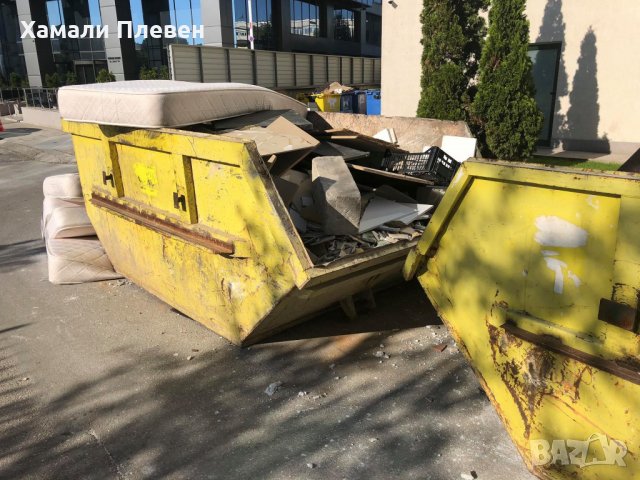 Доставка на контейнери за боклук в Плевен и селата под наем - Хамали, снимка 4 - Кърти, чисти, извозва - 34515599
