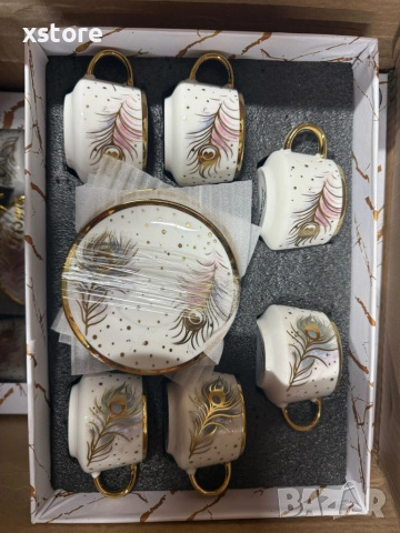 Луксозен сервиз за кафе, снимка 11 - Сервизи - 52697363