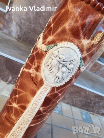 Италианска антикварна колона с кашпа , снимка 7 - Други - 38724213