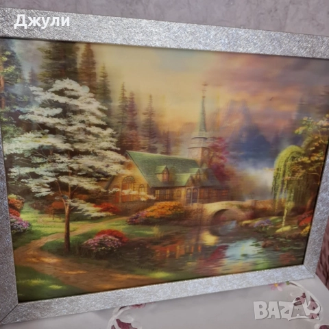 3 Д Картина пейзаж, снимка 3 - Картини - 52320962