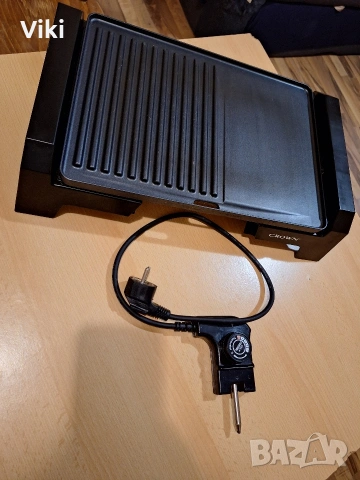 Електрическа скара Crown, незалепващо покритие