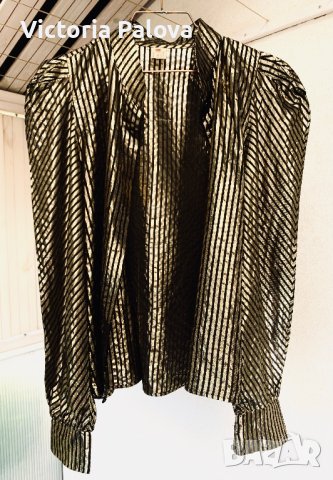 Разкошна “златна” риза/блуза тренд, Германия, снимка 6 - Ризи - 42279953