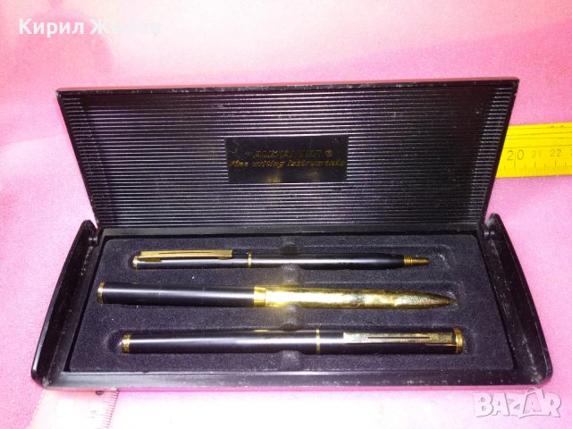 ALEXANDER ® Fine writing instruments ЛУКС КОМПЛЕКТ ПОЗЛАТЕНИ ПИСАЛКА ХИМИКАЛКА НОЖ За ПИСМА 42926, снимка 14 - Други ценни предмети - 44222343