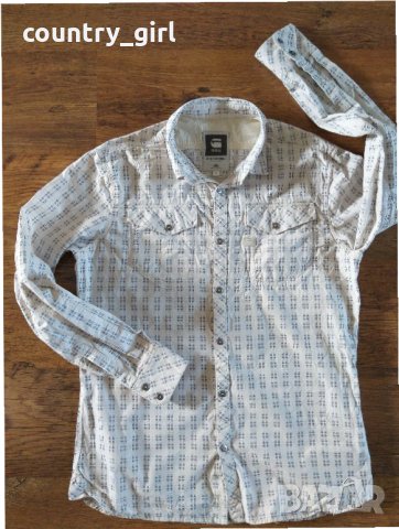 G-Star Raw - Mens Tacoma Long Sleeve Shirt - страхотна мъжка риза, снимка 6 - Ризи - 29729085