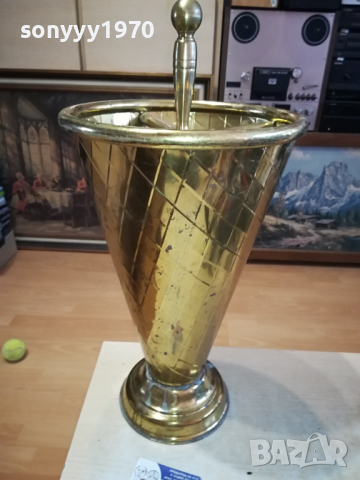 ПОСТАВКА ЗА ЧАДЪРИ В ЦВЯТ ЗЛАТО ОТ ГЕРМАНИЯ 1403241215, снимка 5 - Антикварни и старинни предмети - 44759757