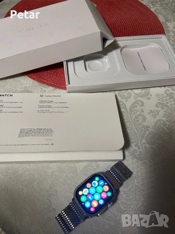 Смарт часовник Ultra 3 стил– много добро състояние, снимка 3 - Смарт гривни - 54220692