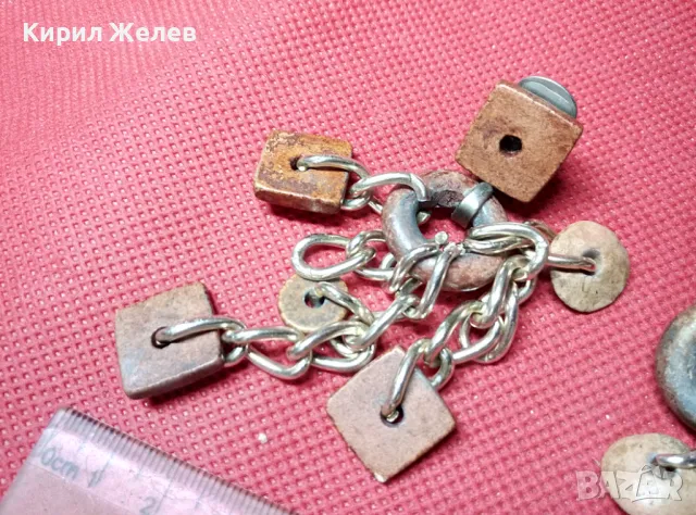 ШАРМАНТНИ ХЕНД МЕЙТ ЕТНО АРТ КЛИПС ОБЕЦИ от КЪСЧЕТА КОКОСОВ ОРЕХ и ЗЛАТИСТИ ВЕРИЖКИ 38875, снимка 3 - Обеци - 47297690