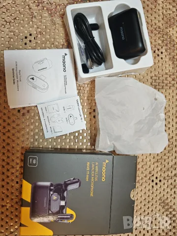 MAONO Wave T1 Mini Безжични мини микрофони., снимка 2 - Микрофони - 55768756