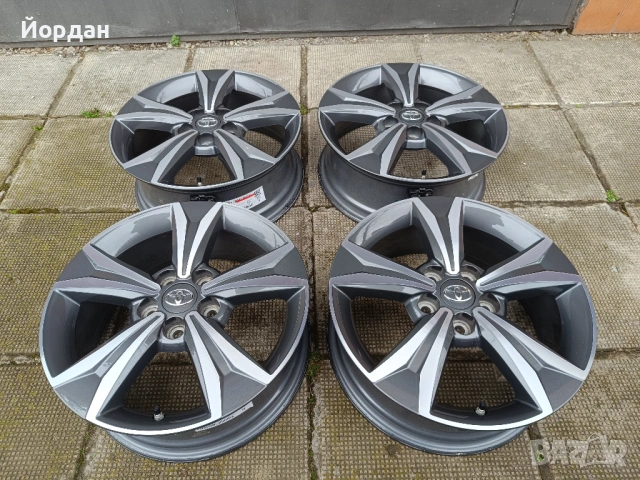 ОРИГИНАЛНИ джанти 17 '' цола 5x114,3 ТОЙОТА / TOYOTA + датчици 6,5J ET45, снимка 3 - Гуми и джанти - 53965272