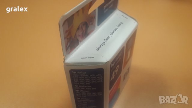 HP-49 цветна касета-глава чисто нова, снимка 4 - Консумативи за принтери - 29300286