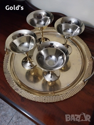 Италиански сервиз за шампанско , снимка 2 - Сервизи - 52654778