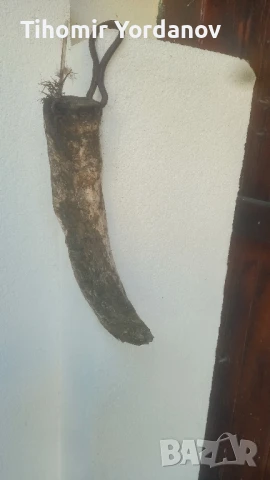 Катраник от биволски рог., снимка 2 - Антикварни и старинни предмети - 51320819