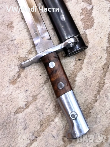 Швейцарски щик нож байонет K31 Schmidt Rubin М1918, снимка 3 - Антикварни и старинни предмети - 54093525
