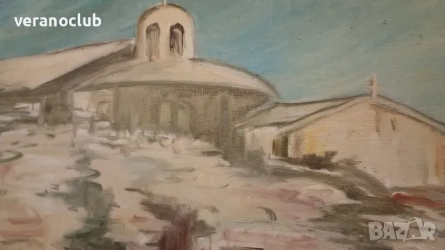 Старинна Българска Картина - Ат. Ганчев , снимка 3 - Антикварни и старинни предмети - 47399519