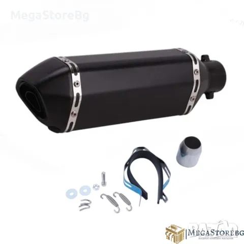 Гърне за мотор, мотоциклет PA547-1 - 40см - ЧЕРНО