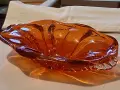 Стъклена фруктиера, снимка 1