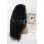 Дълга черна къдрава обемна лейс фронт перука Марсела, снимка 5
