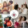 Колие TINGN от сребро проба 925 с камък за април, снимка 5