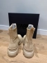 Karl Lagerfeld бежови масивни боти, снимка 3