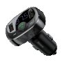 Baseus Трансмитер FM Bluetooth, черно, снимка 1 - Зарядни за кола - 42351037
