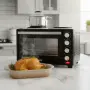 Готварска печка Voltz с фурна и 2 котлона 3200W, компактна електрическа печка за кухня, снимка 4