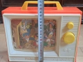 ретро английска детска музикална играчка телевизор Fisher price , снимка 9
