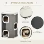 Драскалка за котки PawHut, 3-степенно дърво за катерене, снимка 2