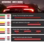 DRL Светещ LED Лип Спойлер За Багажник С Карбоново Покритие, снимка 2