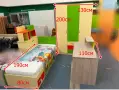 010911   детска стая легло 190/80 см + двукрилен  200/130 MDF МДФ гардероб цена 2 2 3  евро бюро 110, снимка 2