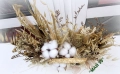Суха аранжировка в сламена кошничка, снимка 4