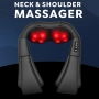 Електрически шиацу масажор за шия, рамене, гръб и тяло, снимка 3