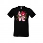 Мъжка тениска Свети Валентин Dog Love 1