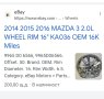 MAZDA 3 джанта 16x7 , снимка 6