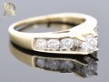 Нов Златен Пръстен с 0.93кт Естествени Диаманти, снимка 5