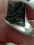 Красив сребърен пръстен маркиран Черен ахат #63В, снимка 10